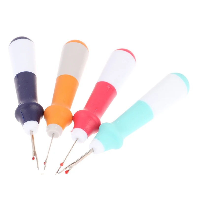 Plastic Handle Sharp Craft Thread Cutter Seam Ripper Safety Handle Stitch Unpicker Hand Tools Needles Arts Sewing Accessory New