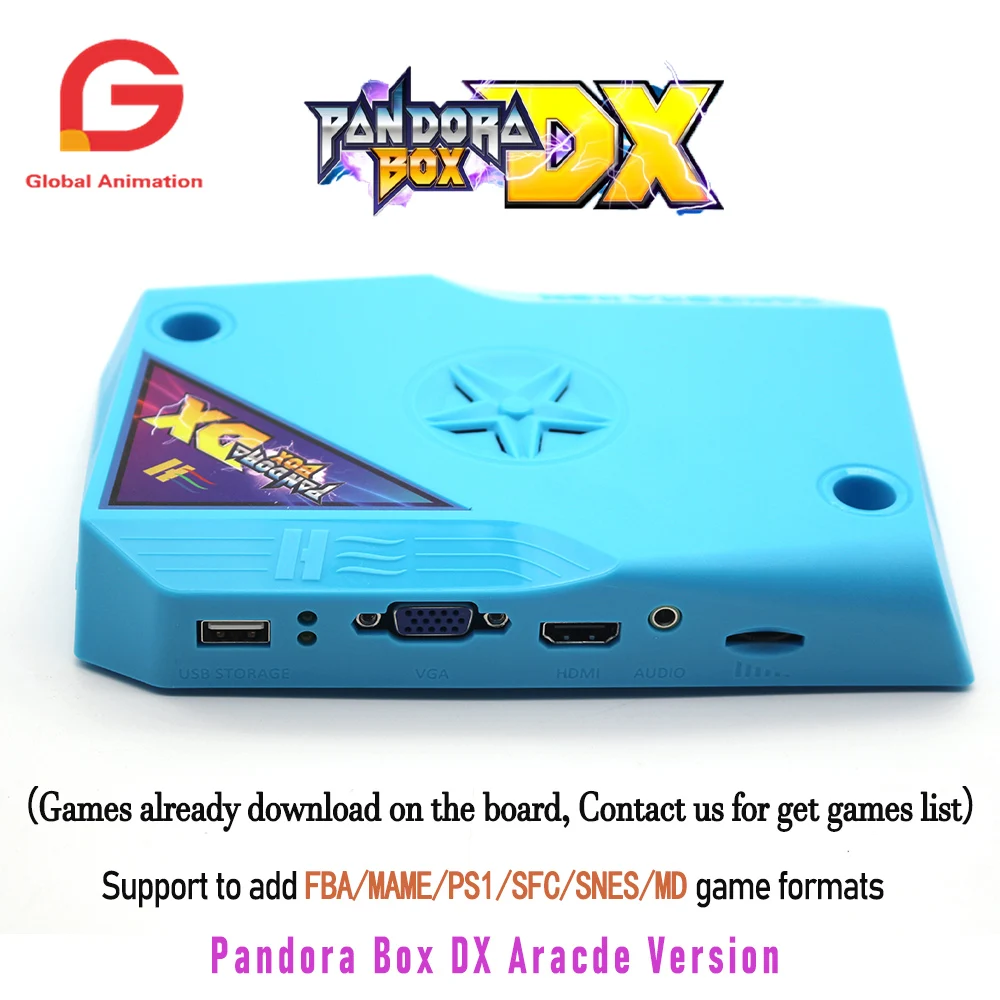 2020 Pandora Box DX 2992 в 1 аркадная плата jamma hdmi vga cga crt сканирующая линия может добавить FBA