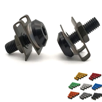 

Aluminum Motorcycle Fairing Screws Clips Body Spring Bolt Kit Accessories For Yamaha TTR600 ttr 125 250 600 XT250 TRICKER DT230