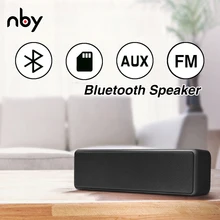 Nby 5510 портативный Bluetooth динамик 10 Вт беспроводной внешний динамик 3D стерео Вуфер музыкальный Бумбокс fm-радио тяжелый компьютер бас