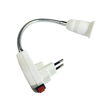 

E27 bulb bulb socket socket adapter converter LED lamp base switch 40cm Eu plug
