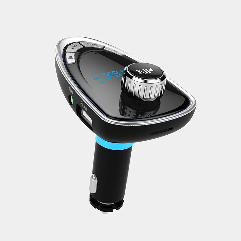 A27 автомобильный Bluetooth MP3 карта fm-передатчик Автомобильный Bluetooth Handsfree автомобильное зарядное устройство музыкальный плеер Авто аксессуары XC-132 - Название цвета: Серый