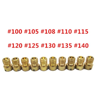 

High-quality Materials For Car 10pcs Carburetor Main Jet Kit & 10pcs Set Slow/Pilot Jet For PWK OKO CVK