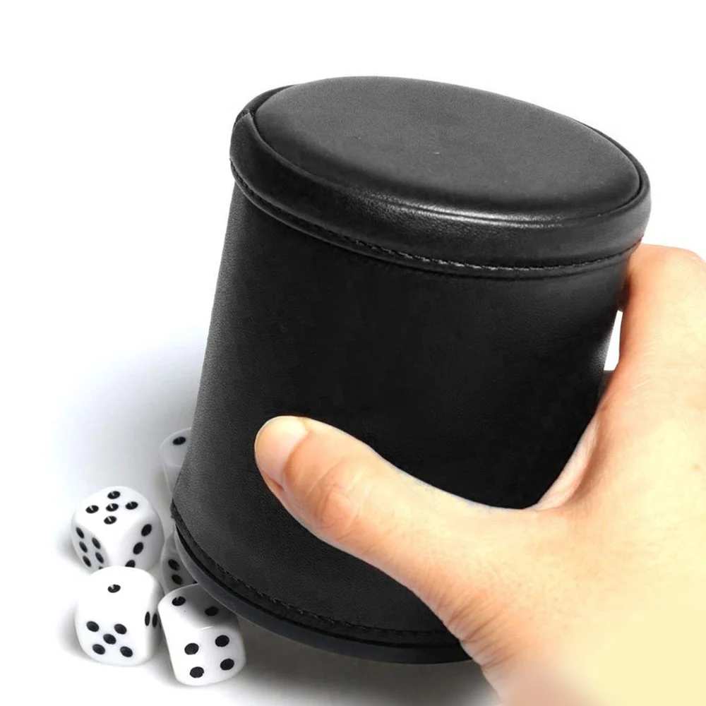 Вечерние игральные кости, Лидер продаж, высокое качество, кожаная чашка с египетским узором, кожаные прямые игральные кости, чашка для питья, игральные кости, набор Кубков