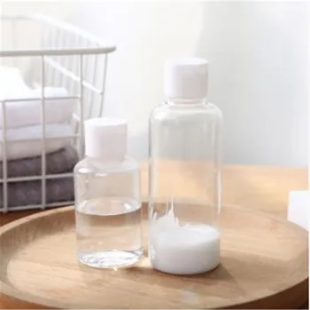

100PCS Portable Travel Cosmetic Lotion Bottle Hand Soap Shampoo Water Bottles Transparent Plastic Shower Gel Trial Bottle