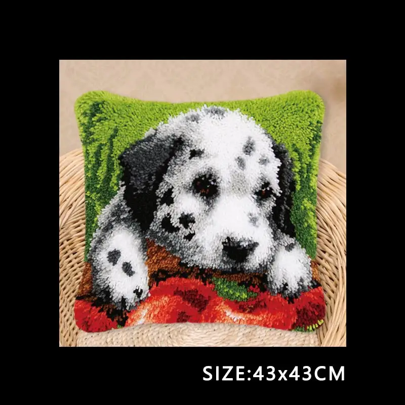 Подушка с крючком для кошки и собаки, вышивка крестом, вышивка, посылка, подарок - Цвет: BZ335
