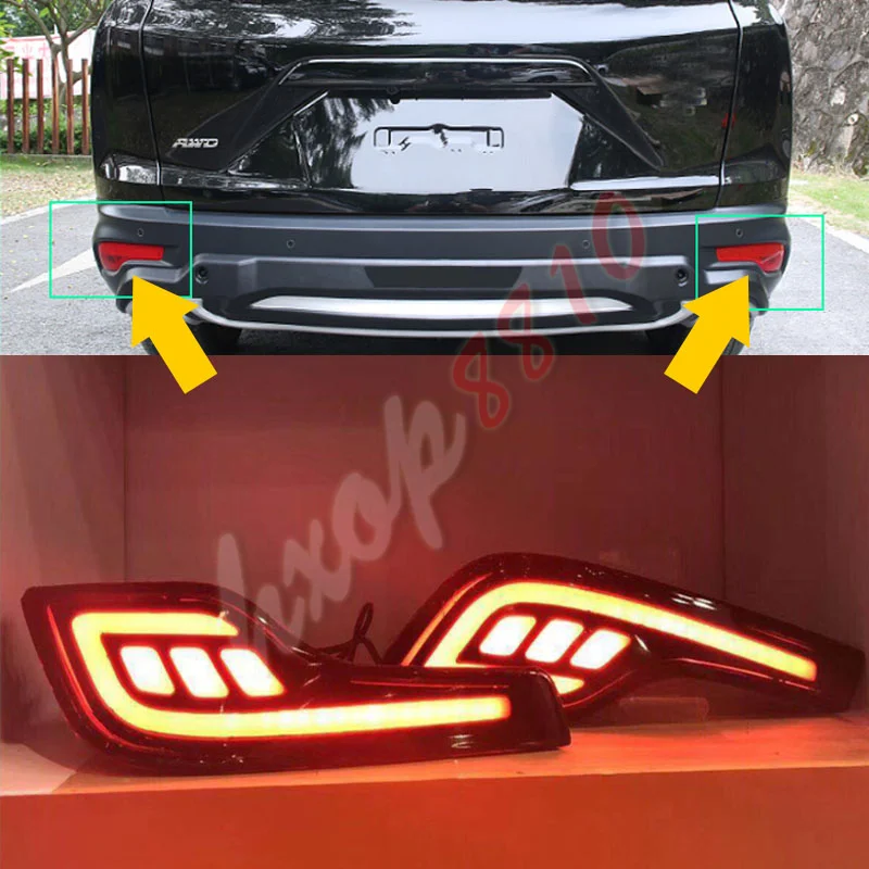 Для Honda CRV CR-V- высокое качество задний бампер светильник задний фонарь светодиодный тормозной противотуманный светильник 2 шт