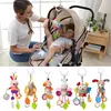 Baby Plush Stroller Toys Baby Rattles Mobiles Cartoon Animal Hanging Bell Educational Baby Toys 0-12 Months Speelgoed 1