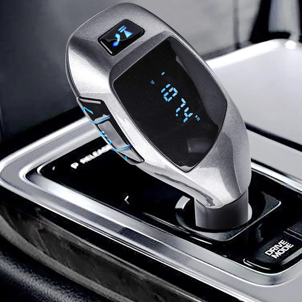 Автомобильный Bluetooth комплект с ЖК-дисплеем, fm-радио, mp3-плеер, USB зарядное устройство, громкая связь, вызов, Bluetooth, автомобильное MP3 зарядное устройство, автомобильные аксессуары
