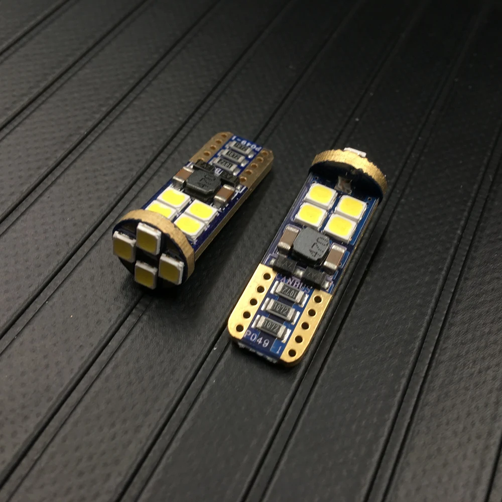 Светодиодсветильник лампа T10 W5W 12 SMD 3030 для салона автомобиля чтения парковочная