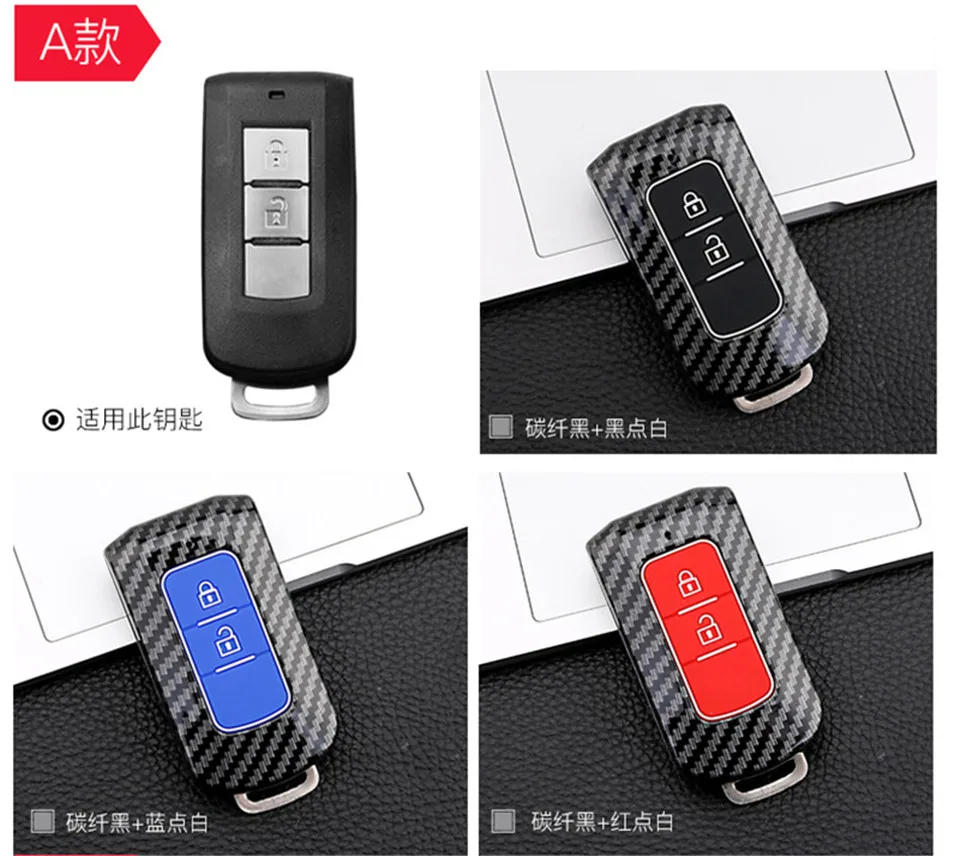 LadyCent Lame MIT8/MIT11 De Clé à Distance De Voiture à Rabat 433 MHz Modifiée 2/3 Boutons, Pour Mitsubishi Outlander Pajero Triton ASX Lancer Shogun, 3 Boutons MIT11