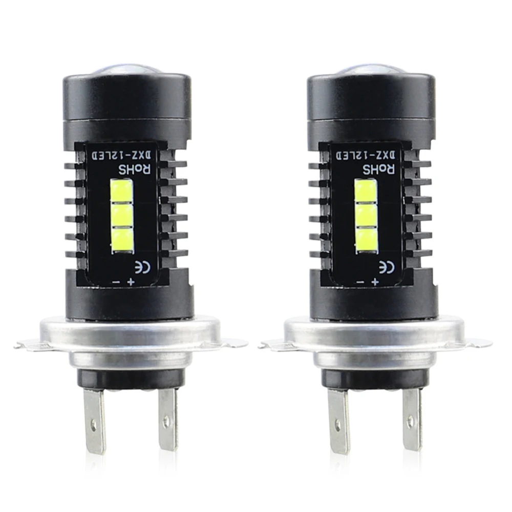 

2PCS 12LED 60W LED Headlight Bulb Running Light Fixture H7 H8 H9 H11 Auto Replacement Parts Car Accessories