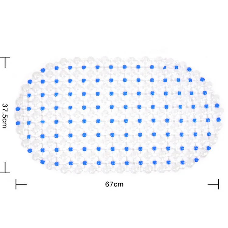 37*67 см нескользящий коврик для ванной комнаты безопасный коврик для ванной комнаты пластиковый красочный точечный Массажный коврик из бисера коврик для ванной комнаты коврик для ванной