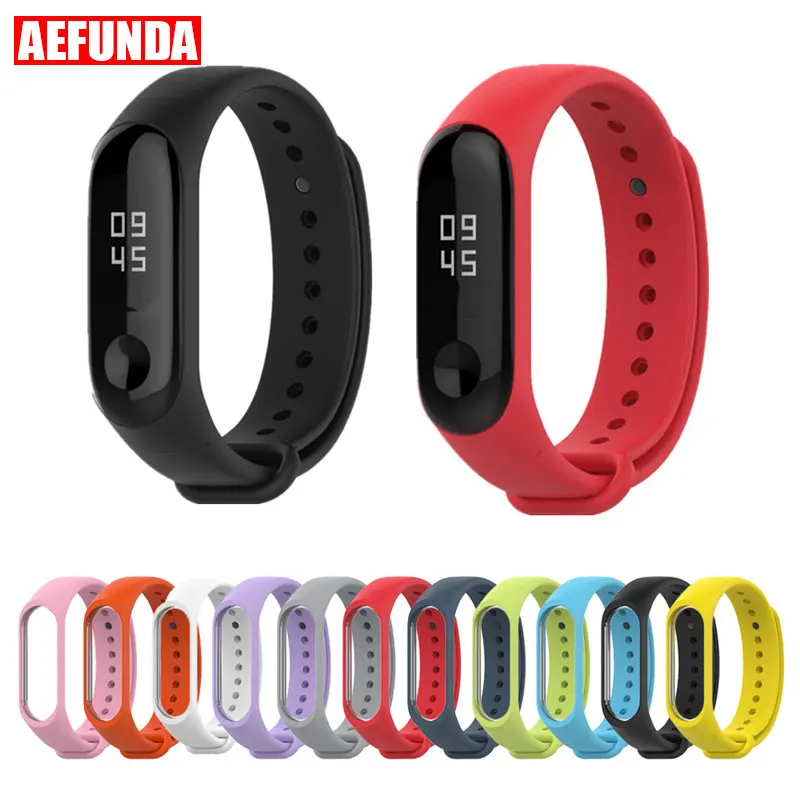 

For Xiaomi Mi Band 3 4 Strap Colorful Soft Silicone Replacement Wristbands Case for Xiomi Mi Band 3 4 Smart Bracelet Accessories
