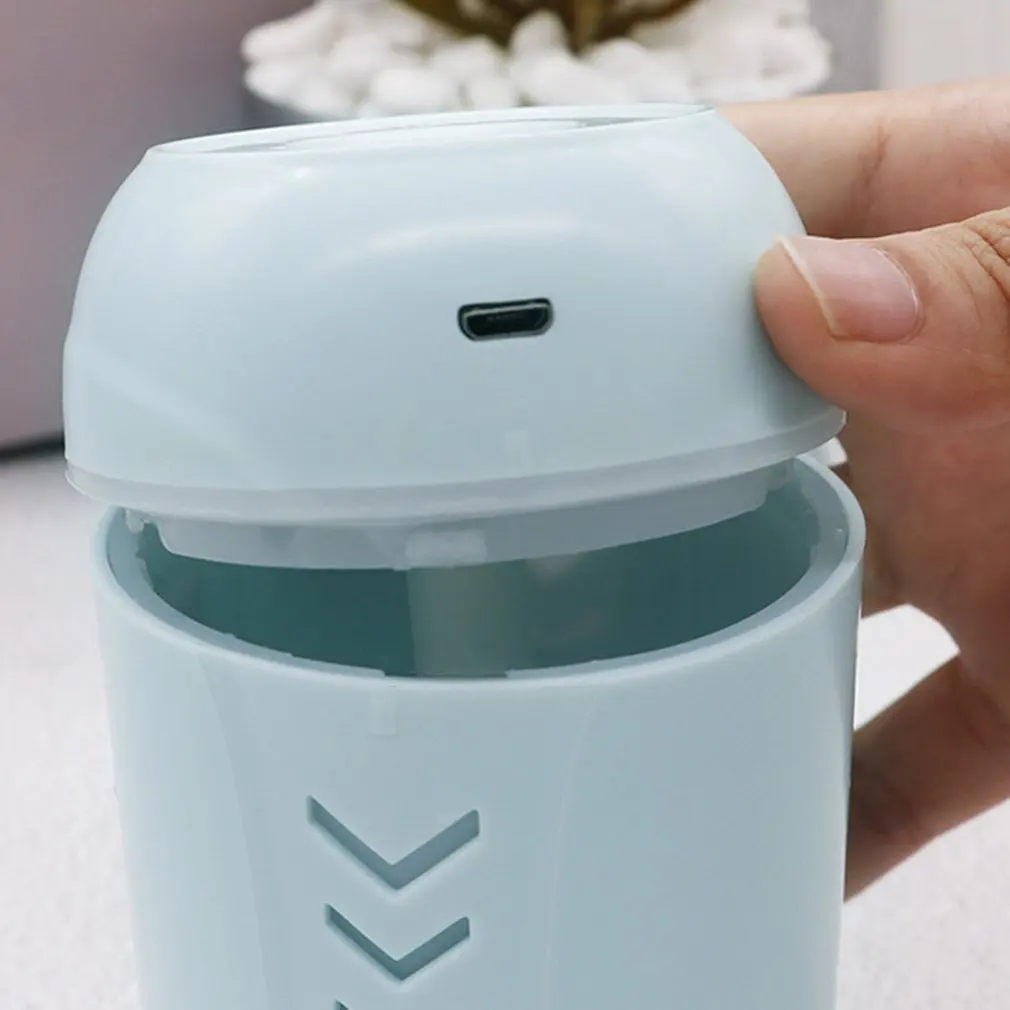 Creative Three-In-One Usb Humidifier With Small Fan Night Light Humidifier Beauty Water Meter Professional