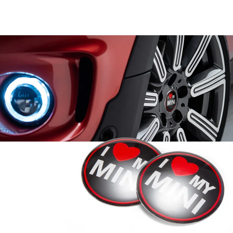 

Car emblem Wheel Center Hub Cap Badge cover Sticker For MINI COOPER JCW F54 F55 F56 F60 R55 R56 R60 R61 Car accessories exterior