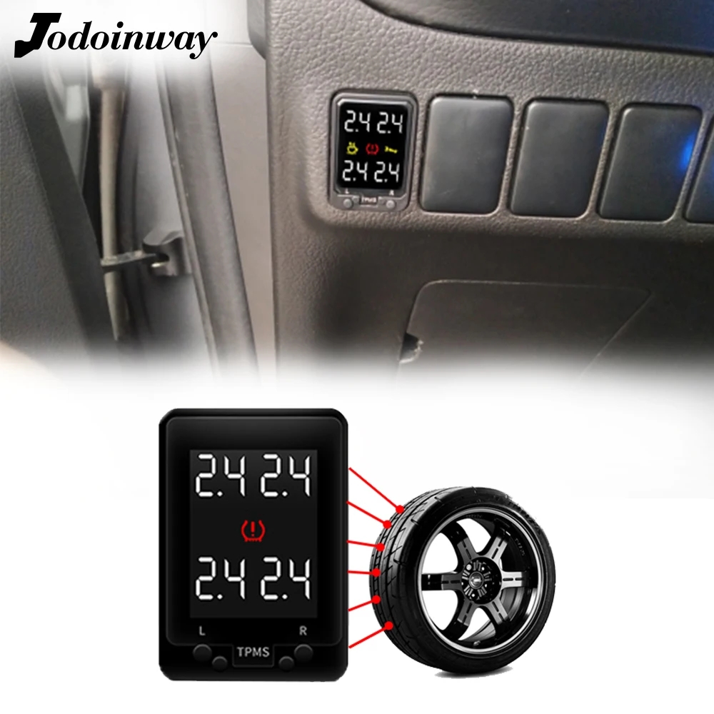 Для Toyota Fortuner Hilux 2017 OBD TPMS система контроля давления в шинах трекер для