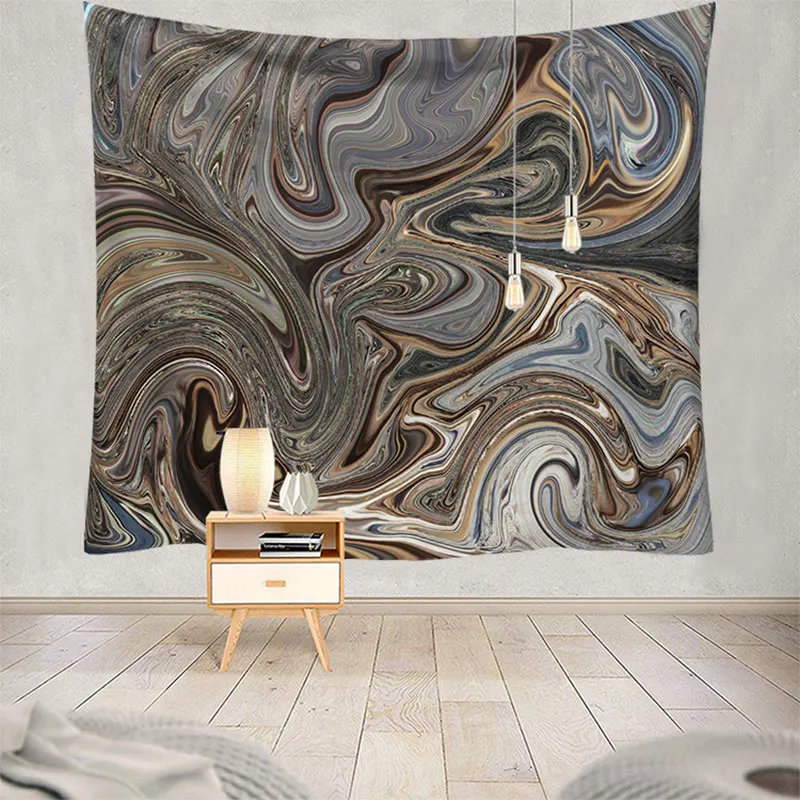 Настенный Гобелен размера плюс 3D мраморный декоративный гобелен настенный гобелен художественный ковер домашний Настенный декор спальный коврик одеяло - Цвет: Style 9
