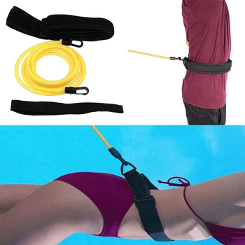 

3m Resistance Tether Elastic Bungee Adults Kids Pool Exercise Durable Leash Swim Training Belt Latex Tube Traction Safety Rope