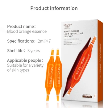 

Blood Orange Light Essence Hydrates And Brightens The Skin Tone To Lighten The Fine Lines And Dullness Of The Face