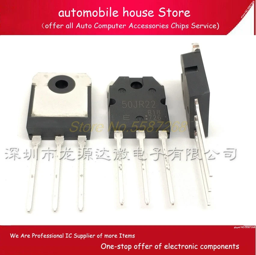 10pcs/lot Gt50jr22 50jr22 To3p 600v 50a Igbt To-3pn Igbt High-power ...