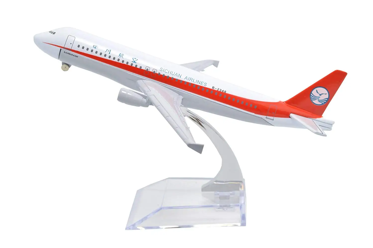 Династия Тан(TM) 1:400 16 см воздушный автобус A320 Китай Sichuan Airlines металлическая модель самолета Игрушечная модель самолета