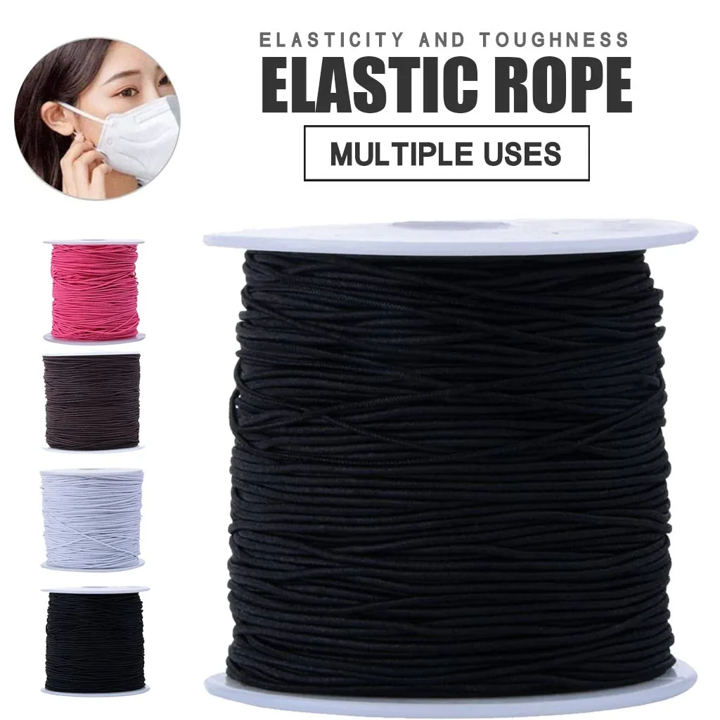 

Colorful Elastic Cord/Elastic for Face Cover Band Crafts 109 Yards/1mm Wide Garment Sewing Crafts Accessories #BL3