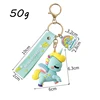 Rainbow Unicorn Keychain, Cartoon Silicone Doll, Creative Personality, Car Backpack, Couple Pendant Decoration, Cute and Funny 6