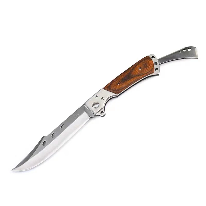 Colour wood handle folding swallowtail knife jungle hunting U.S.A Tactical body | Дом и сад