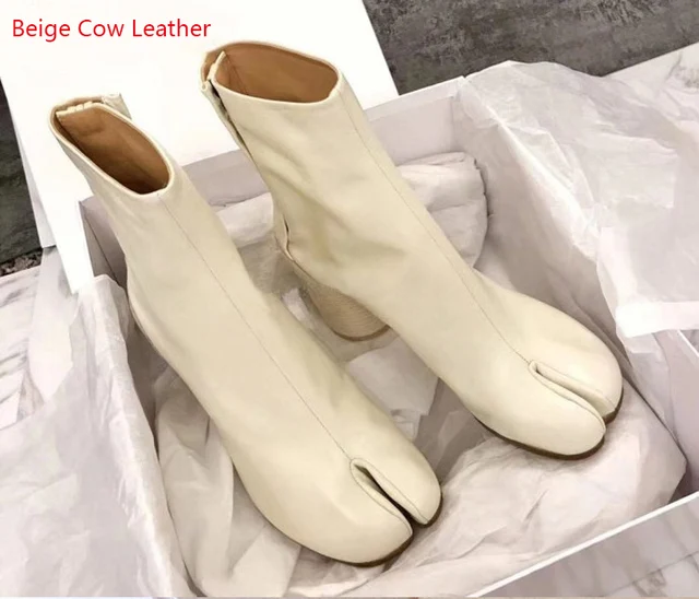 Split Toe Boots Women Ninja Tabi Boots 