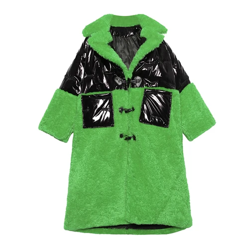 green SuperAen New Winter Thick Warm Parkas Coat Women Pluz Size Wild Casual Parkas Coat Female Fashion Cotton Women Clothing - Цвет: green