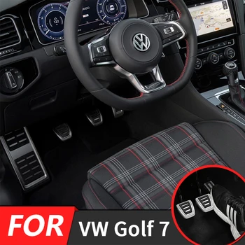 

Car Interior Pedals Brake Pedal Cover Pad Non-Slip Aluminium alloy for Golf 7 VII GTI MK7 Passat B8 Seat Leon for Skoda A7 Rapid