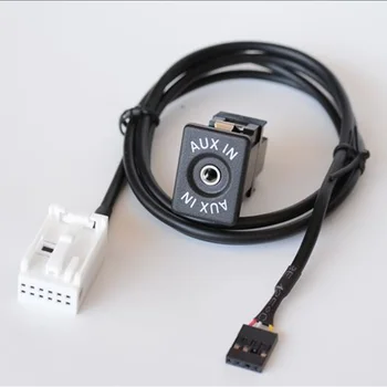 

AUX Auxiliary Cable Socket For BMW E39 E53 X5 E60 E61 E63 E64 E85 Z4 E83 X3