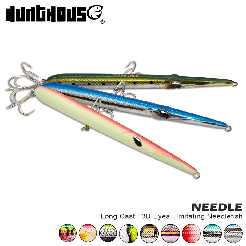 Hunthouse leurre stickbait игла stylo морская Рыболовная Приманка 205 мм 31 г плавающая 36 Тонущая 14