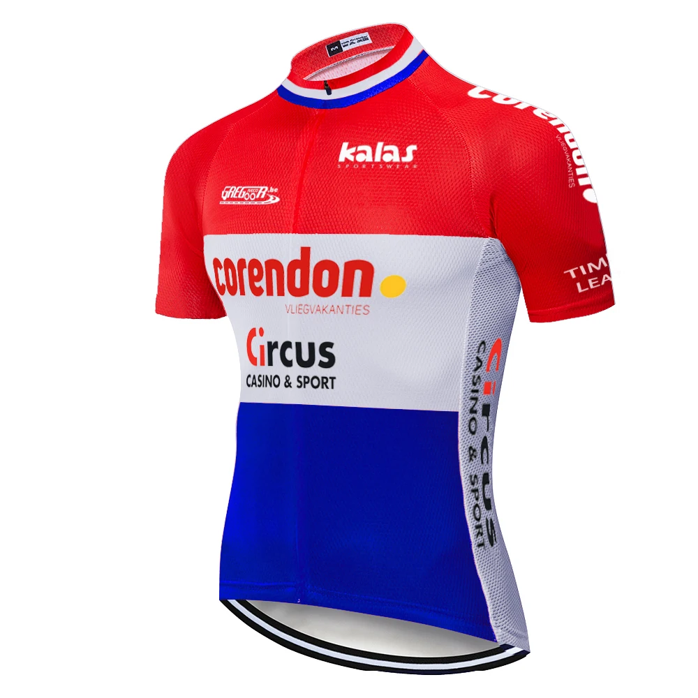 Командная веломайка corendon 2020 Джерси для велоспорта летняя рубашка горного
