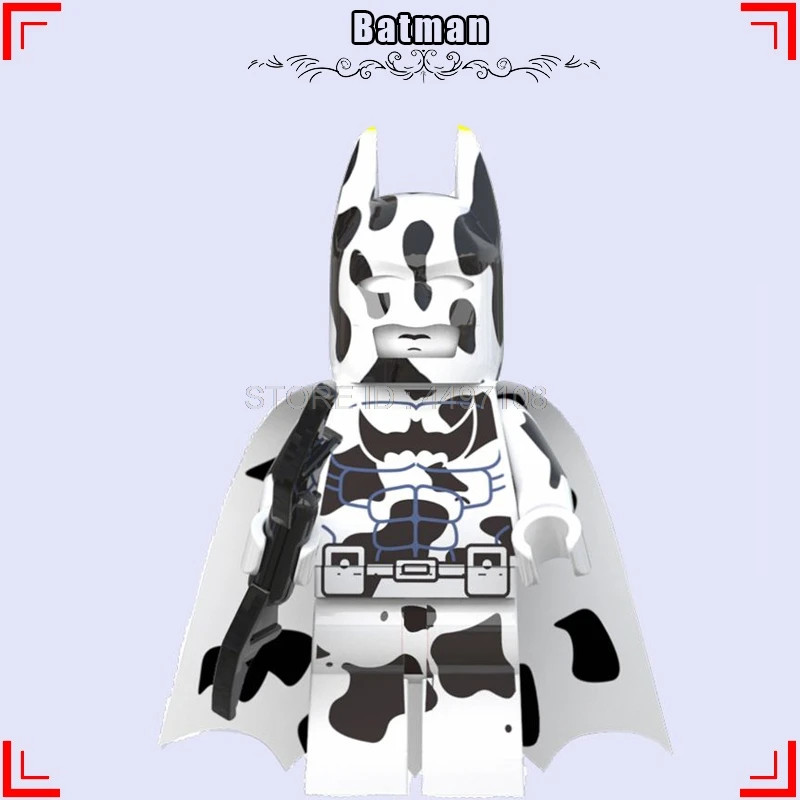 Arkham Knight Clayface DC экшн-фигурка из фильма Бэтмен доктор Хуго часы король Железный человек летучая мышь Готэм создатель города игрушки строительные блоки - Цвет: Batman