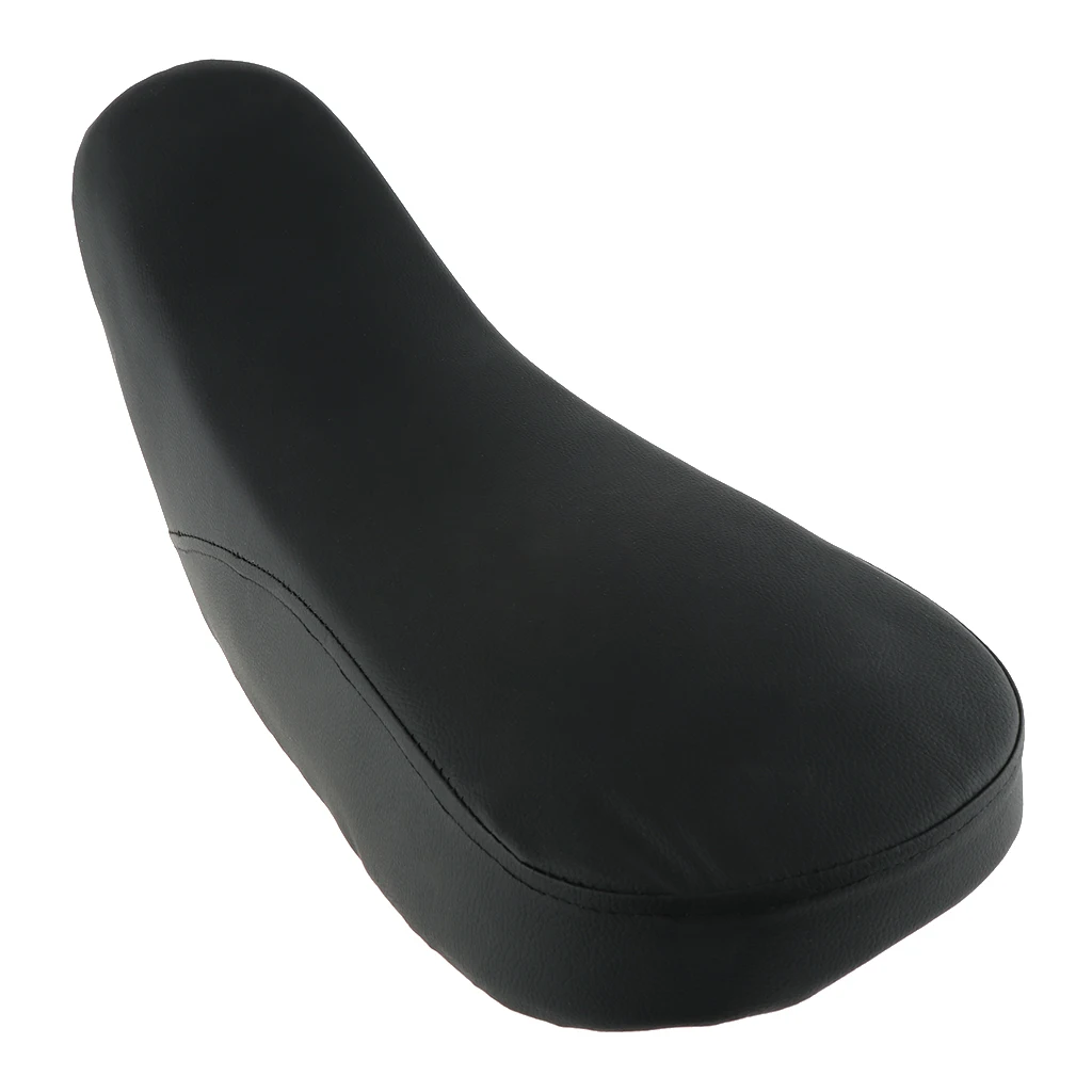 Black Flat Tall Foam Seat Mountain Road Motorcycle Seat Saddle Cushion