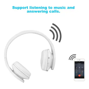 

Foldable Wireless Headphone Stereo Bluetooth Headset Combo with Mic Support AUX For iPhone Cellphone PC Laptop 3.5mm Audio Jack