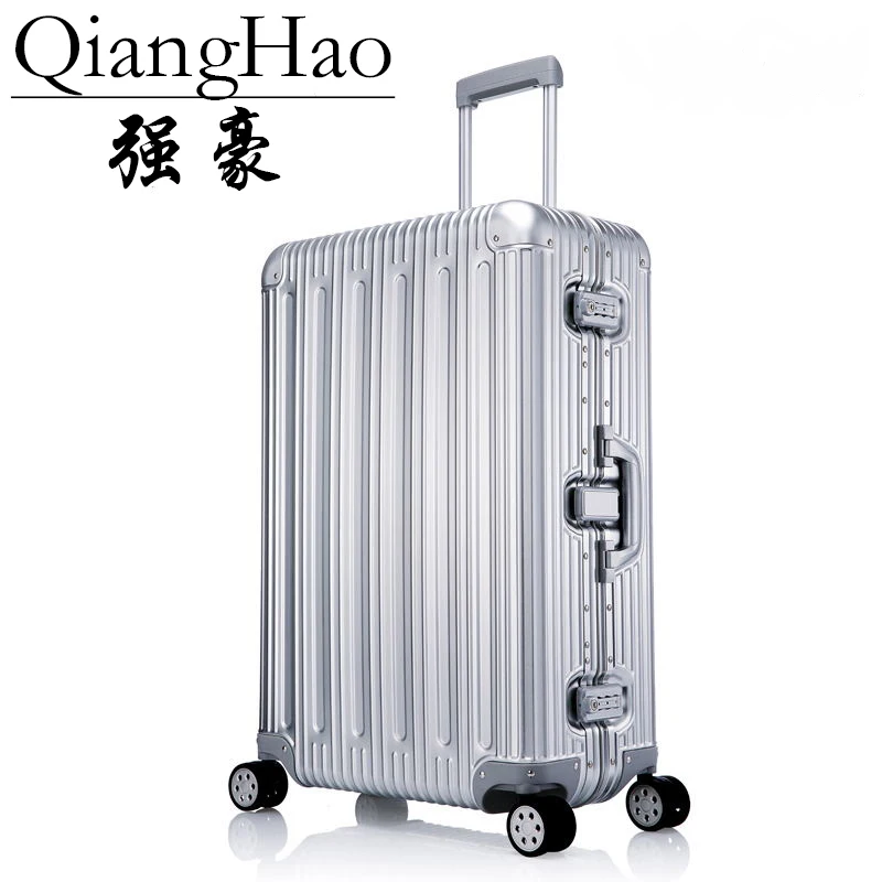 Чемодан для багажа из алюминиевого сплава 20/26/29 дюймов 100% дюйма|travel trolley|luggage
