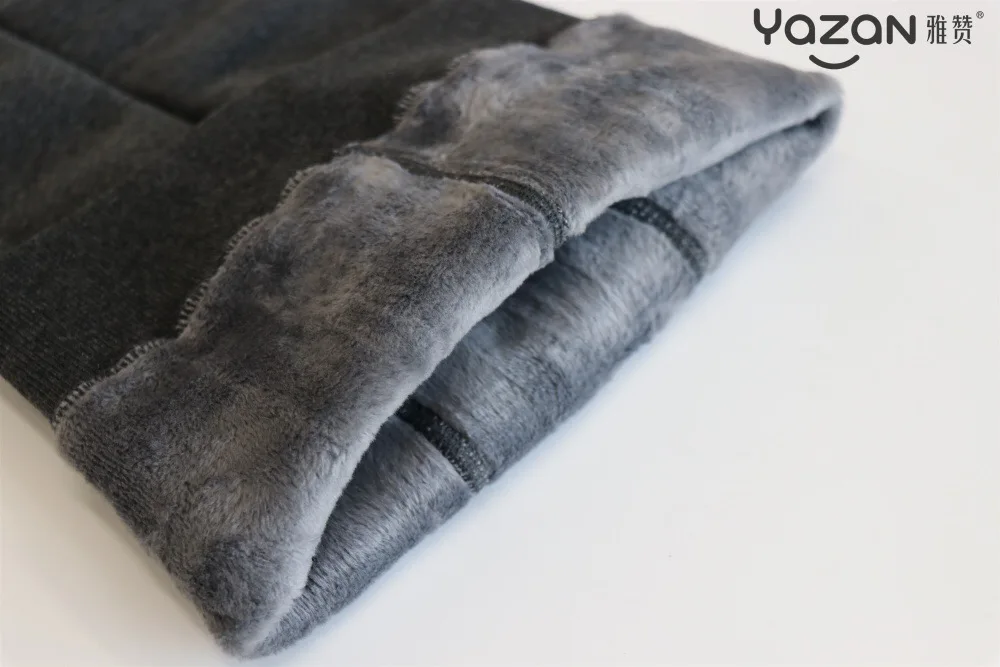 YAZAN/Новинка; модные зимние леггинсы для девочек; однотонные теплые бархатные штаны; Детские плотные Pants4-12Years; брюки для девочек
