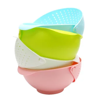 

3 In 1 Fruit Basket Multifunctional Colander Wash Rice Vegetable Drain Basket Fruit Storage Basket Kitchen Drain Basket Filter