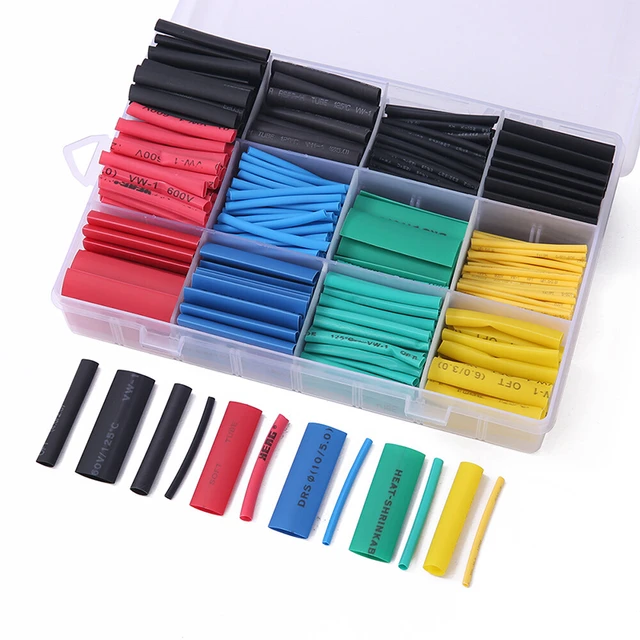 Heat Shrink Tube  Cable Sleeves - 530pcs Box Heat Shrink Tube Wire Tubing  Wrap - Aliexpress