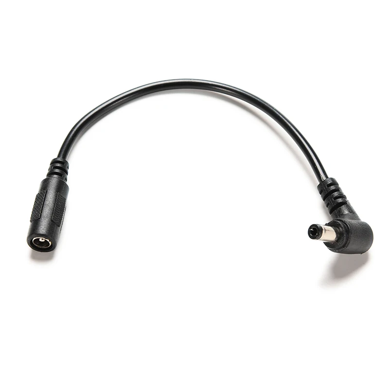 

DC Power Plug 5.5 x 2.5mm Male Right Angle To 5.5 x 2.1mm Female Adapter Cable