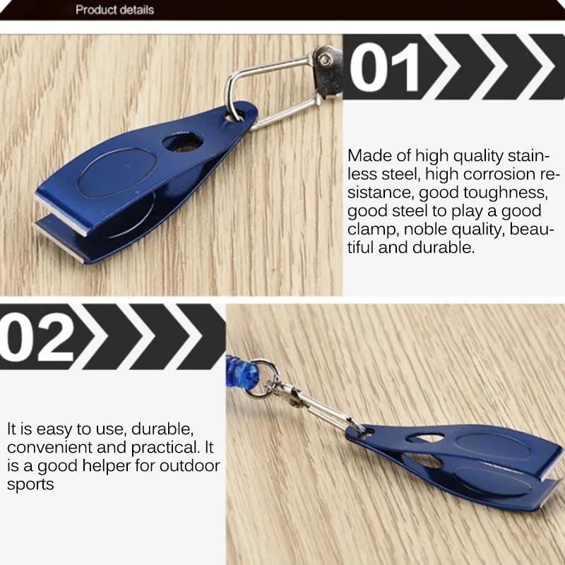 Рыболовная леска резак штифт на катушке нержавеющая сталь резьба зажим для