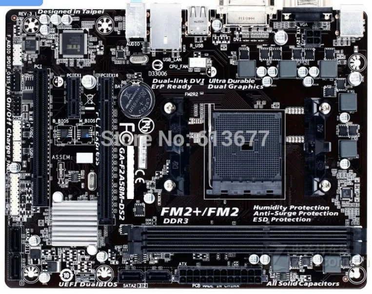 Оригинальная материнская плата для FM2 +/FM2 DDR3 RAM 64G б/у настольного компьютера |