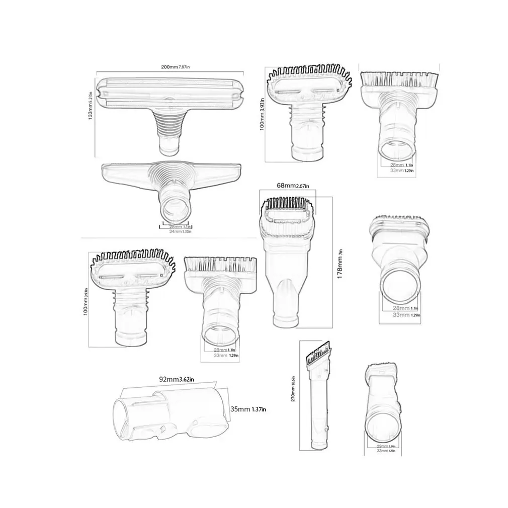 Универсальный пылесос набор аксессуаров для Dyson DC35/45/52/58