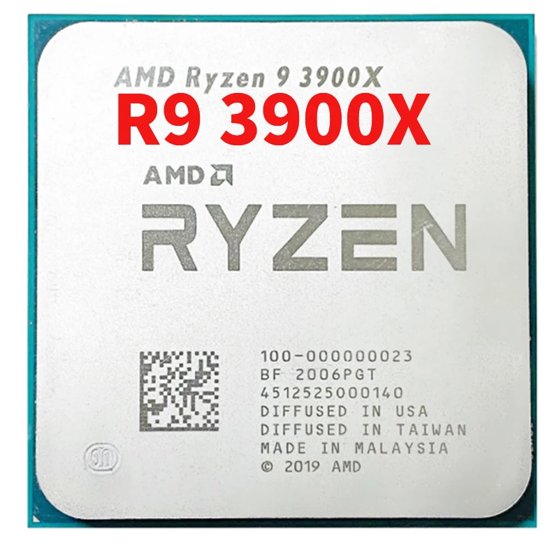 AMD Ryzen 9 3900X R9 3.8 GHz Twelve-Core 24-Thread CPU Processor 7NM L3=64M 100-000000023 Socket AM4 105W | Компьютеры и офис