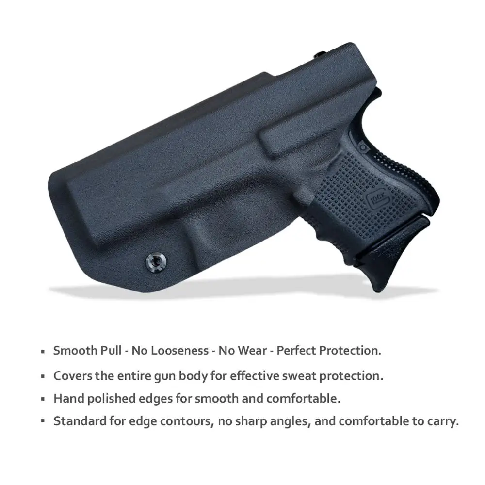 B.B.F Make IWB Тактический KYDEX пистолеты кобура подходит: Глок 26 27 33 внутри скрытый пояс