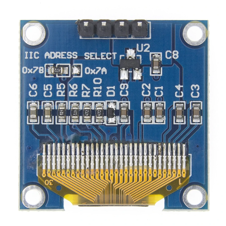 4pin 0,9" белый/синий/желтый синий 0,96 дюймов OLED 128X64 OLED дисплей модуль 0,96" IIC IEC связь для arduino