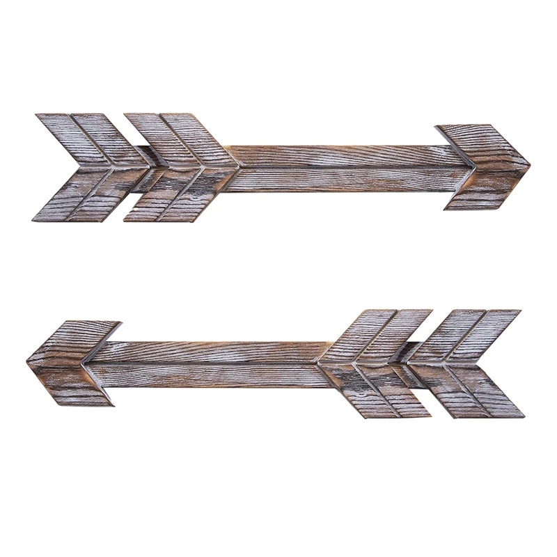 Новые деревянные стрелы в деревенском стиле подвесной знак настенная
